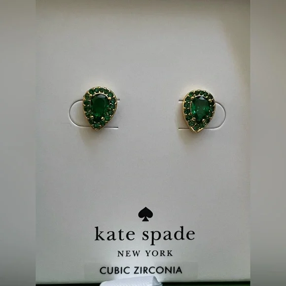 2 Piece Set KATE SPADE- Lilly Pochette & Light Up Room Boxed Stud Earrings $298 - Picture 5 of 5